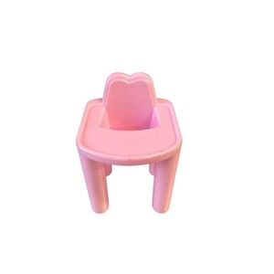 Fisher-Price Loving Family Dollhouse Pink High Chair Furniture Piece
